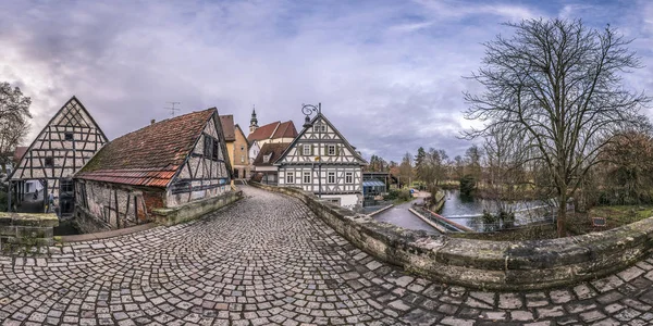 Niemcy Baden Wuerttemberg Waiblingen Historyczne Stare Miasto — Zdjęcie stockowe