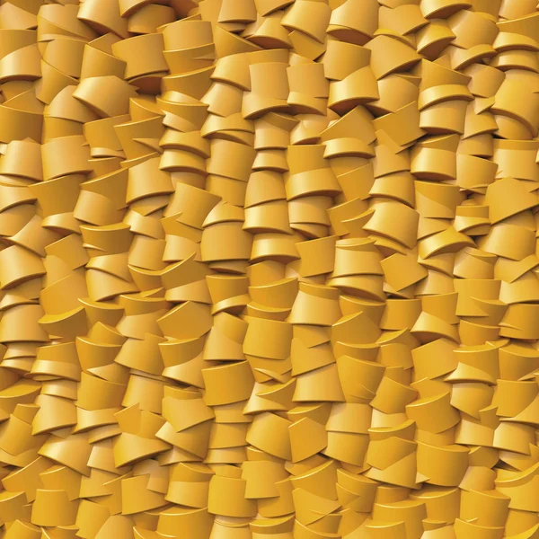 黄色の円筒形 レンダリング — ストック写真