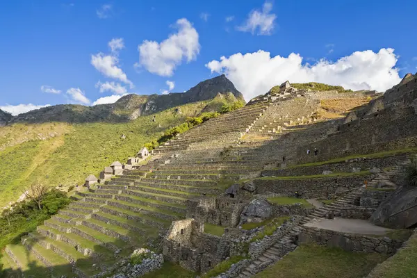 Jižní Amerika Peru Andách Hory Krajina Výhledem Machu Picchu — Stock fotografie