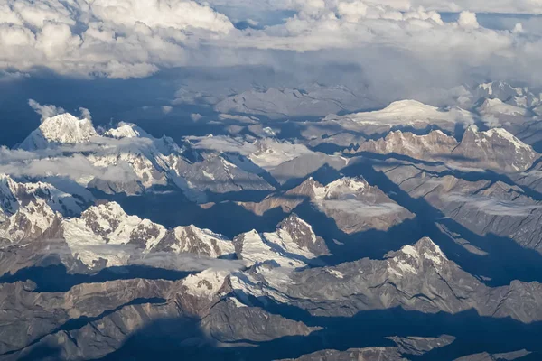 Luchtfoto Van Andes Bergen Bereik Peru Zuid Amerika — Stockfoto
