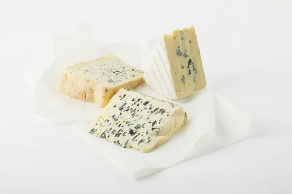 ブルー チーズの部分 — ストック写真