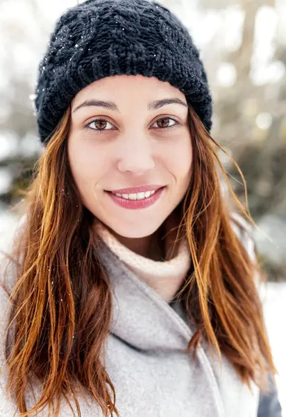 Leon Spain Portrait Beautiful Woman Hat — Stock Photo, Image