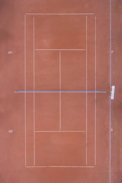 Luchtfoto Van Tennisbaan Overdag — Stockfoto