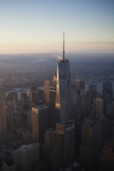 Verenigde Staten New York New York City Cityscape Met World — Stockfoto