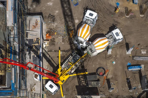 Cape Town South Africa Top View Giant Concrete Pump Construction — Stock Photo, Image