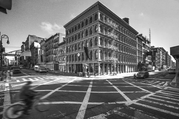 Сша New York City Citycsape View Fughout Store Crossrocks Foreground — стоковое фото