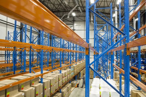 Warehouseman Moving Storehouse — Stock Photo, Image