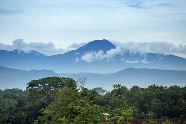 Indonesia Pulau Jawa Landscape Dengan Pegunungan — Stok Foto