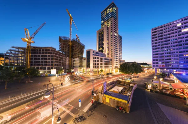 Germany Berlin Construction Site Subway Entrance Zoologischer Garten — Stock Photo, Image