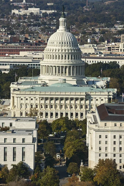 Usa Washington Luftaufnahme Der Hauptstadt Der Vereinigten Staaten — Stockfoto