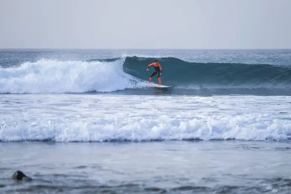 España Tenerife Boy Surf Océano —  Fotos de Stock