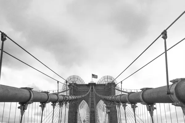 Estados Unidos Nueva York Parte Del Puente Brooklyn —  Fotos de Stock