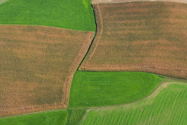 Germany Bavaria Fields Aerial View — Stock Photo, Image