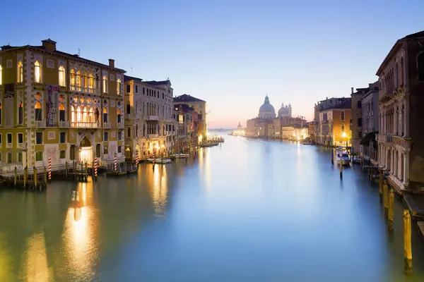 Italie Venise Vue Depuis Pont Académie Sur Grand Canal Basilique — Photo