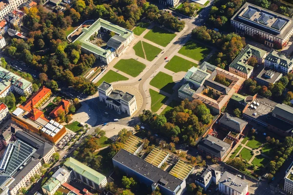 Niemcy Bawaria Monachium Glyptothek Propyleje Konigsplatz — Zdjęcie stockowe