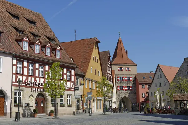 Německo Bavorsko Střední Franky Lauf Der Pegnitz Tržiště Hersbruck Gate — Stock fotografie