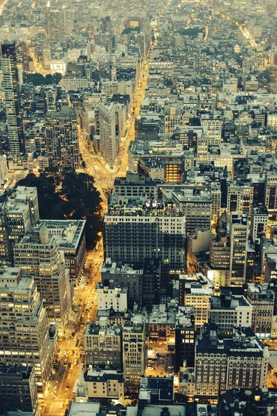 Usa New York City Utsikten Från Empire State Building — Stockfoto