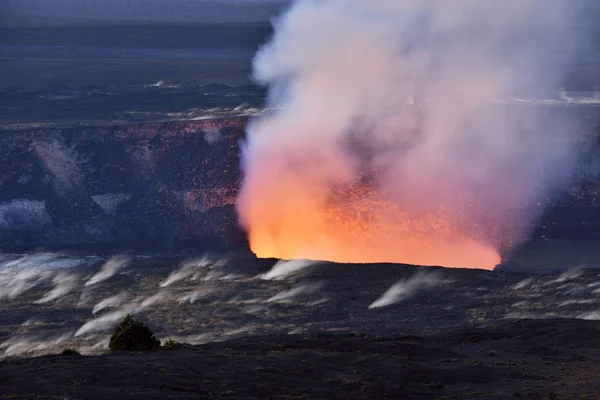 Usa Hawaii Big Island Volcanoes National Park Kilauea Caldera Volcanic — Stock Photo, Image
