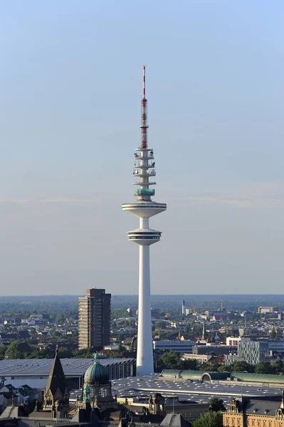 Niemcy Hamburg Wieża Heinrich Hertz — Zdjęcie stockowe