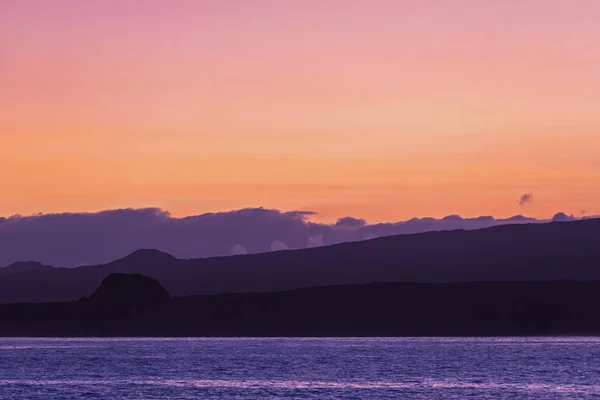 Stilla Havet Galapagosöarna Soluppgång Över Isabela — Stockfoto