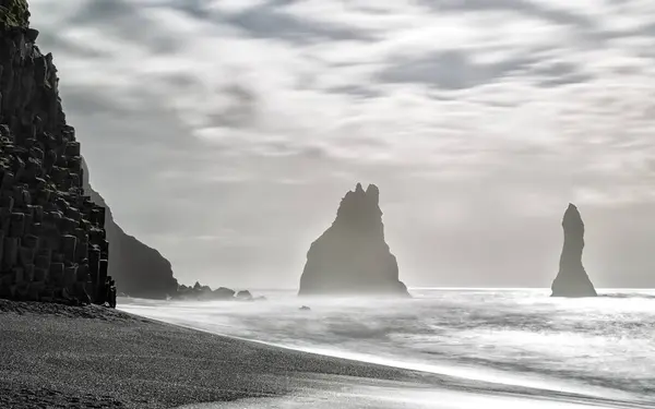 Iceland Southern Coast Halsanefshellir Reynisfjara — Stock Photo, Image