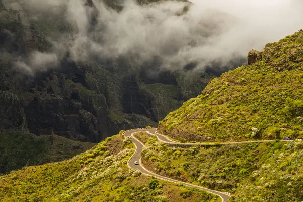 España Islas Canarias Tenerife Montañas Teno Carretera Montaña — Foto de Stock