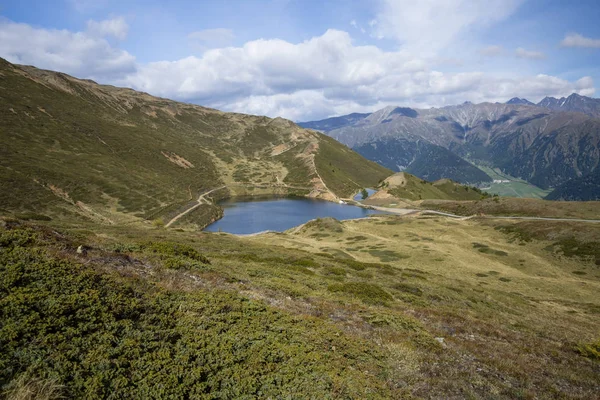 Talya South Tyrol Watles Alan Göl Pfaffensee — Stok fotoğraf