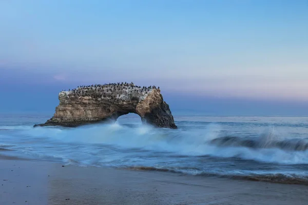 Usa Kalifornien Santa Cruz County Big Sur Pazifik Natürliche Brücken — Stockfoto