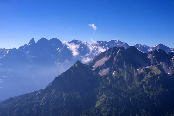 Deutschland Bayern Alpen Hauptkamm Der Allgäuer Alpen Tagsüber — Stockfoto