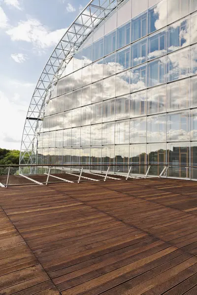 Люксембург Люксембурга Скляною Передньої Частини Європейський Інвестиційний Банк — стокове фото