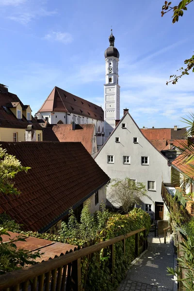 Alemania Baviera Alta Baviera Landsberg Lech Iglesia Asunción — Foto de Stock