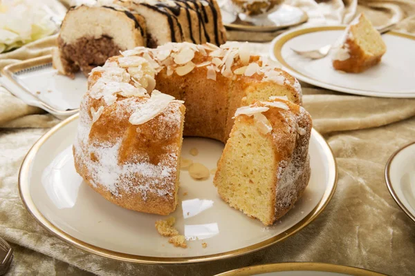 Pastel de almendras italiano — Foto de Stock