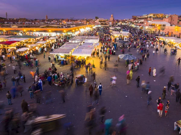 Africa Morocco Marrakesh Tensift Haouz Marrakesh Street Market Djemaa Fna — Stock Photo, Image