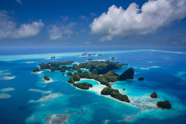 Mikronézia Palau Szigetcsoport Sziklás Szigetek — Stock Fotó