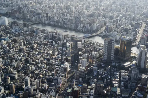 Vue Vers Asakusa Sumida Tokyo Japon — Photo