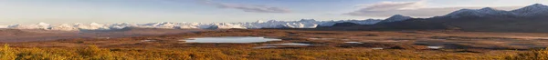 Höstlandskap Med Alaska Range Bakgrunden Alaska Usa — Stockfoto