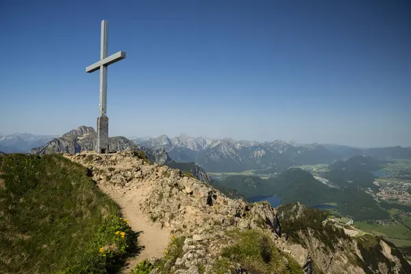 Deutschland Bayern Allgäu Branderschrofen Bei Fuessen Tagsüber — Stockfoto