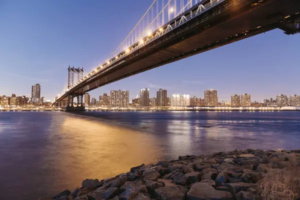 Usa New York City Manhattan Bridge — Stock Photo, Image