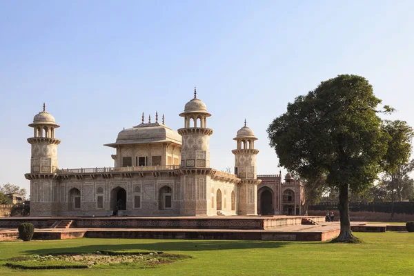 Índia Uttar Pradesh Agra Vista Túmulo Itimad Daulah — Fotografia de Stock