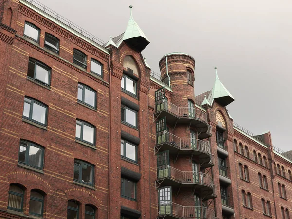 Germany Hamburg View Historic Warehouse — Stock Photo, Image