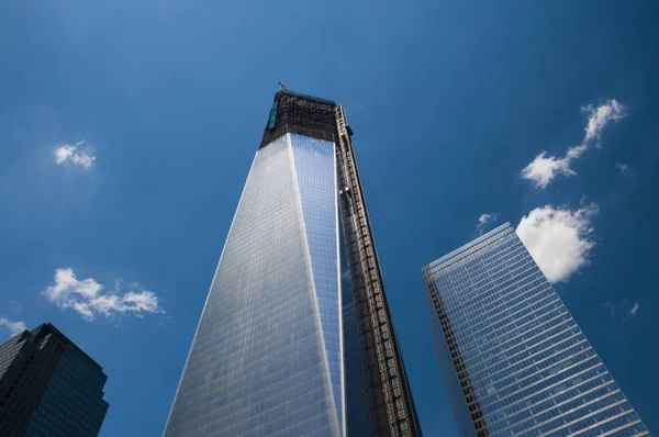 Соединенные Штаты Америки New York City Ground Zero Construction Site — стоковое фото