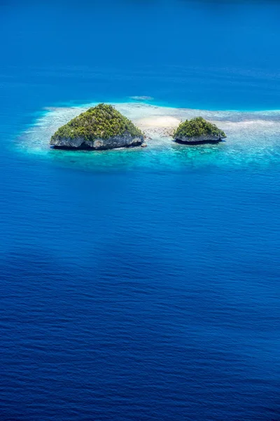 Micronésia Palau Pequenas Ilhas Oceano Durante Dia — Fotografia de Stock