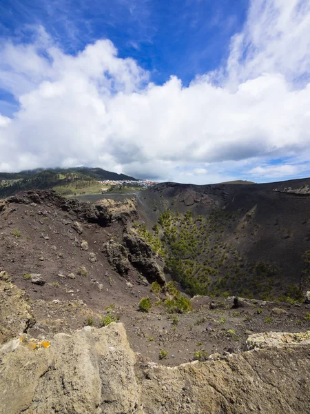 Španělsko Kanárské Ostrovy Palma Fuencaliente Sopečný Kráter San Antonio Canary — Stock fotografie