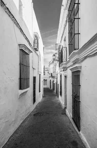 Španělsko Pohled Ulici Arcos Frontera Zblízka — Stock fotografie