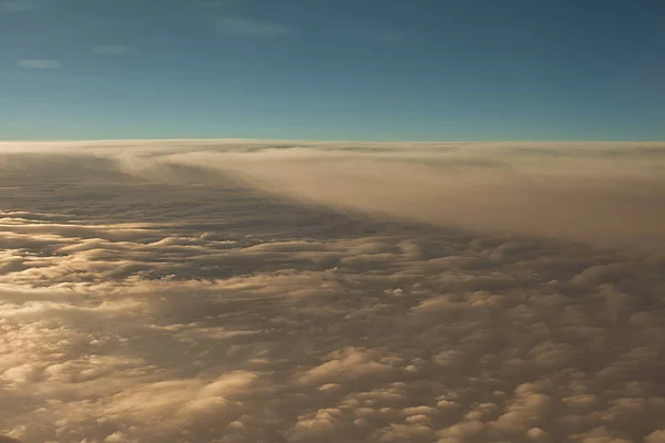 Vista Das Nuvens Avião — Fotografia de Stock