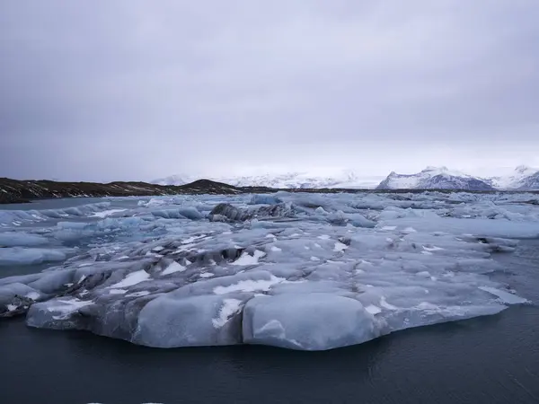 Glaciärlagunen av sjö — Stockfoto