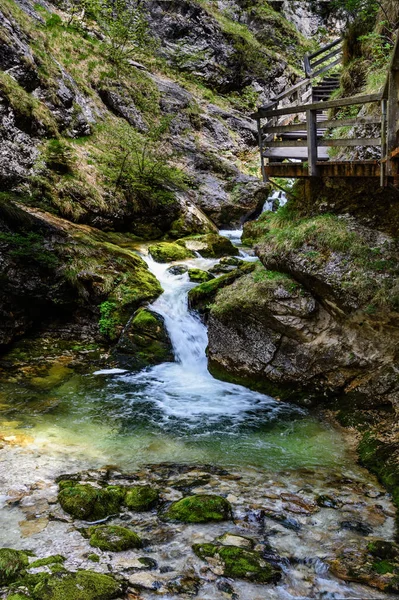 Waterfall in the alps of Austria — Stock Photo, Image