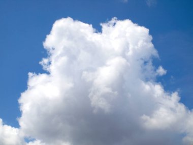 Mavi gökyüzü ve güzel bulutlar