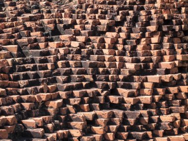 Tuğla duvar dokusunun arkaplanı