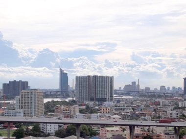 Bangkok, Tayland - 17 Haziran 2015: Modern cam bina 